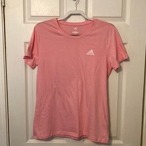 Adidas golf t-shirt large pink